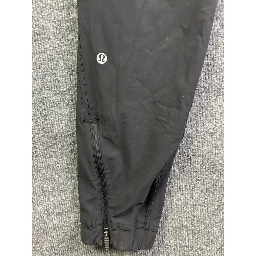 Lululemon Adaptive State Joggers Womens‎ 4 Black High Rise Ankle Zip LW5CYMS